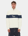 Mens Between Chaos & Calm Quarter Zip Fleece Jumper