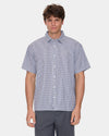 Mens Heavy Voltage Cropped Short Sleeve Shirt