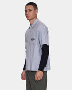 Mens Web Of Deceit Cropped Short Sleeve Shirt