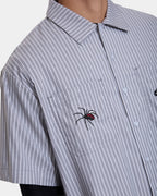 Mens Web Of Deceit Cropped Short Sleeve Shirt