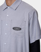 Mens Web Of Deceit Cropped Short Sleeve Shirt