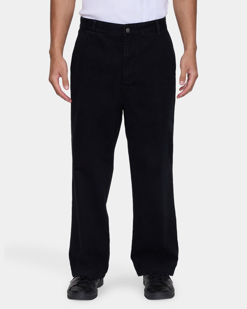 Mens Stagger Big Slacker Cropped Pants