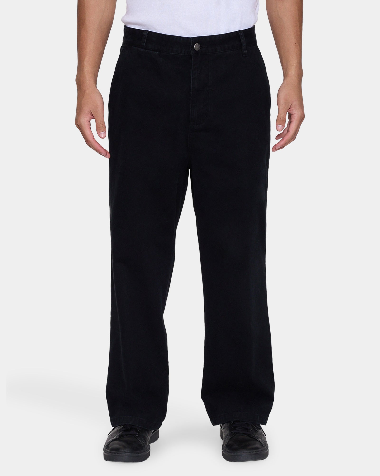 Mens Stagger Big Slacker Cropped Pants