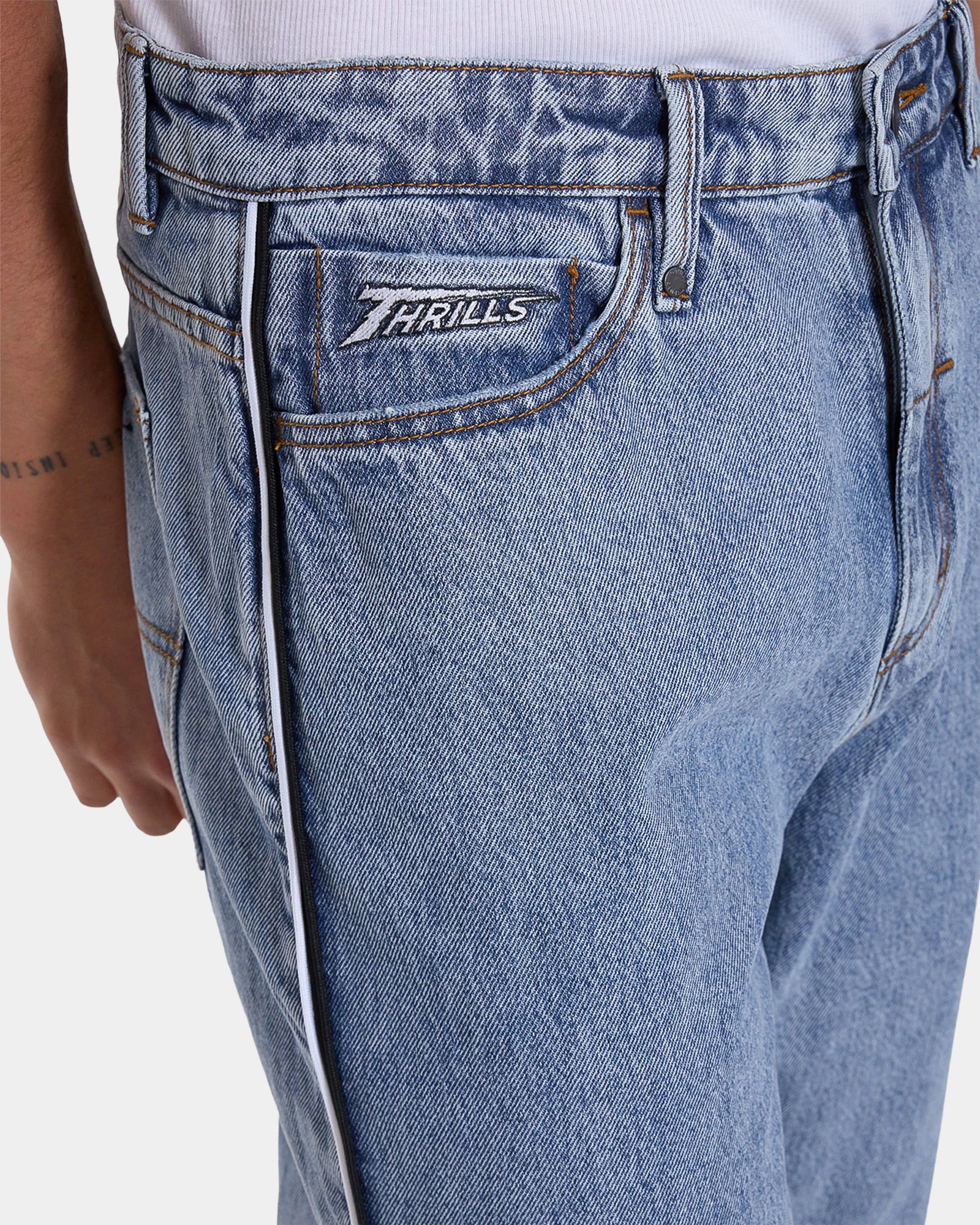 Mens Heavy Voltage Slacker Relaxed Denim Jeans