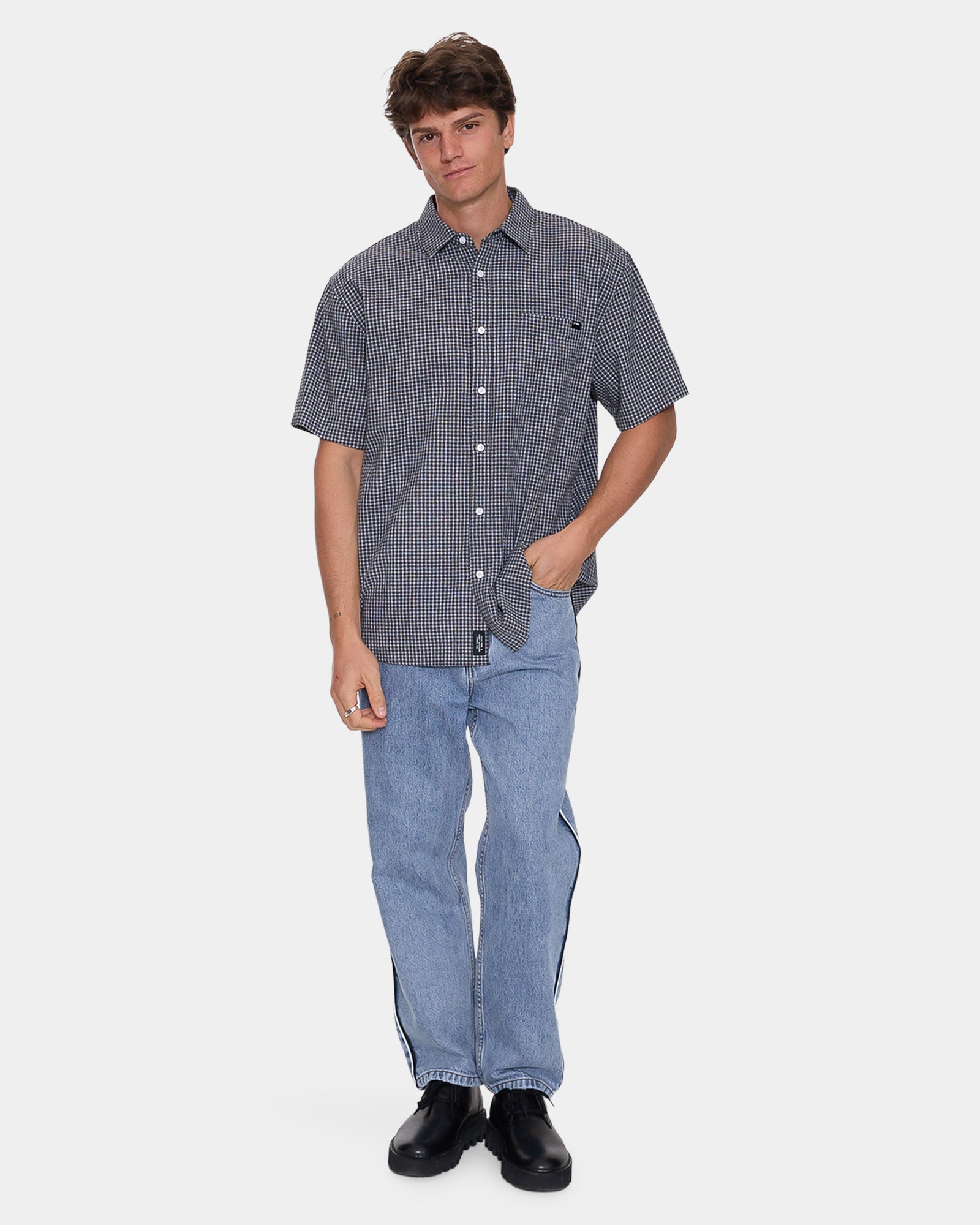 Mens Heavy Voltage Slacker Relaxed Denim Jeans