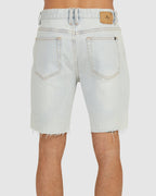 MENS DESTROYED BONES DENIM SHORTS