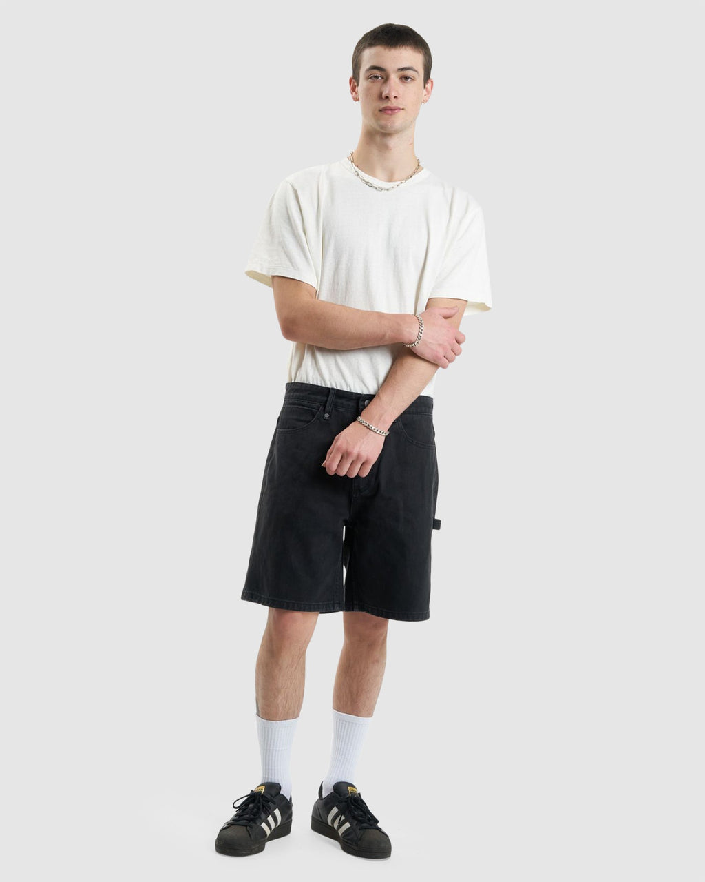MENS SLACKER DENIM SHORTS