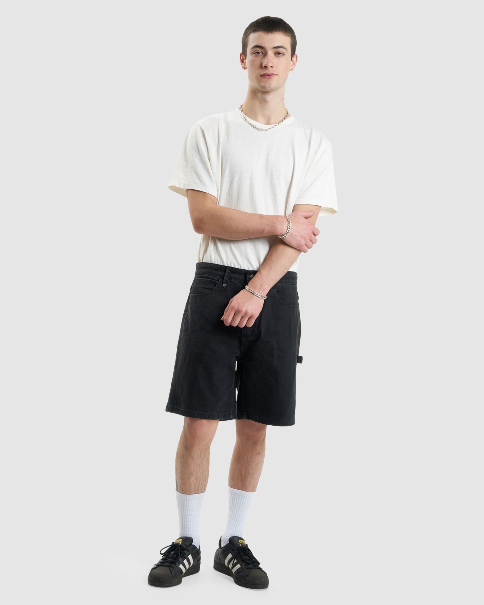 MENS SLACKER DENIM SHORTS