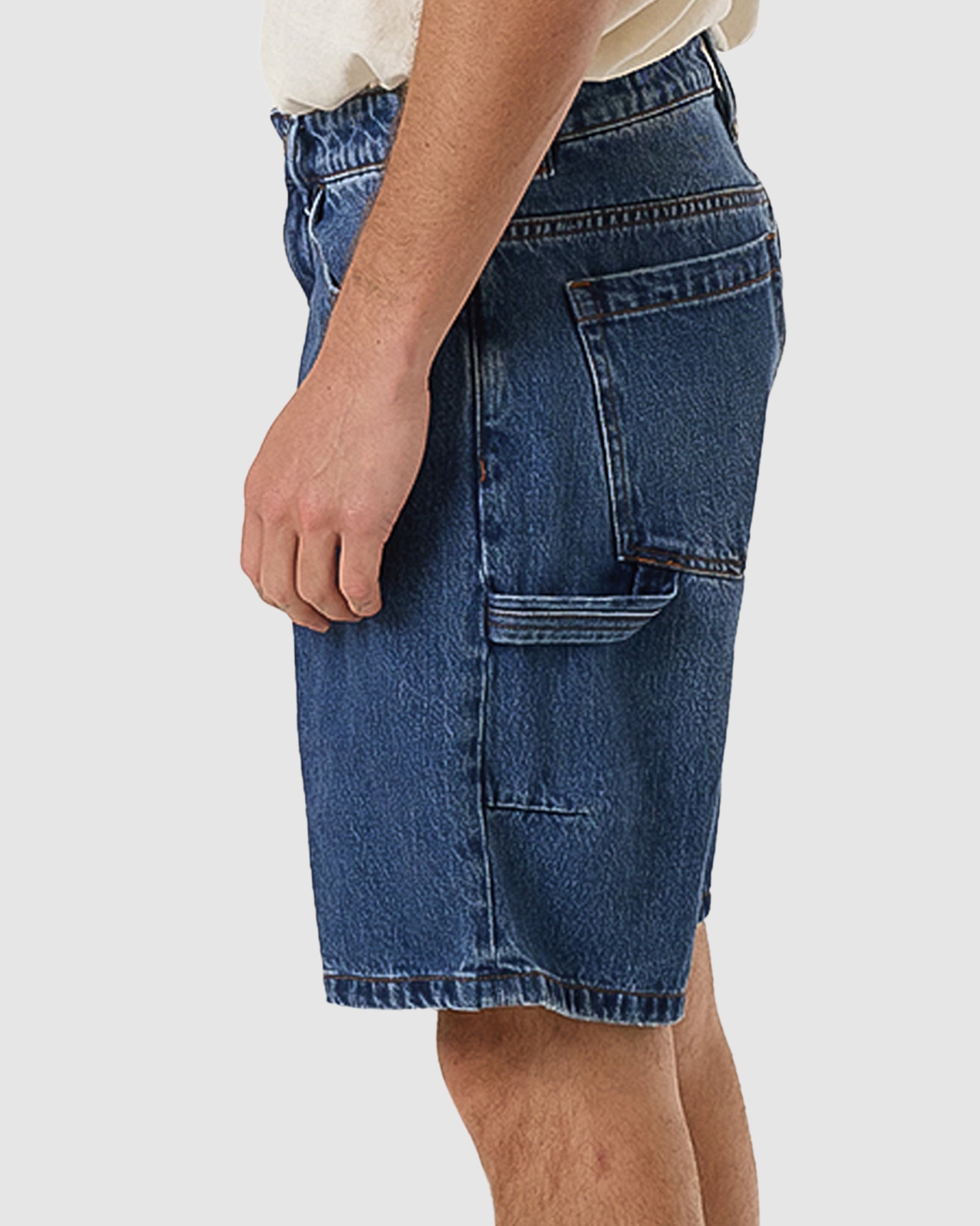 MENS SLACKER DENIM SHORTS