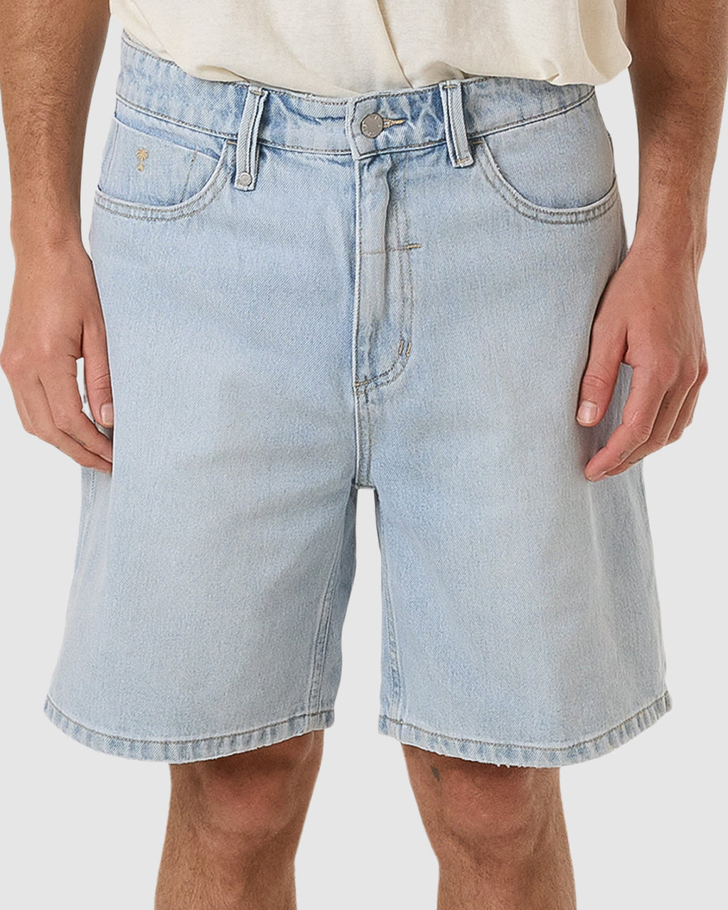 MENS SLACKER DENIM SHORTS