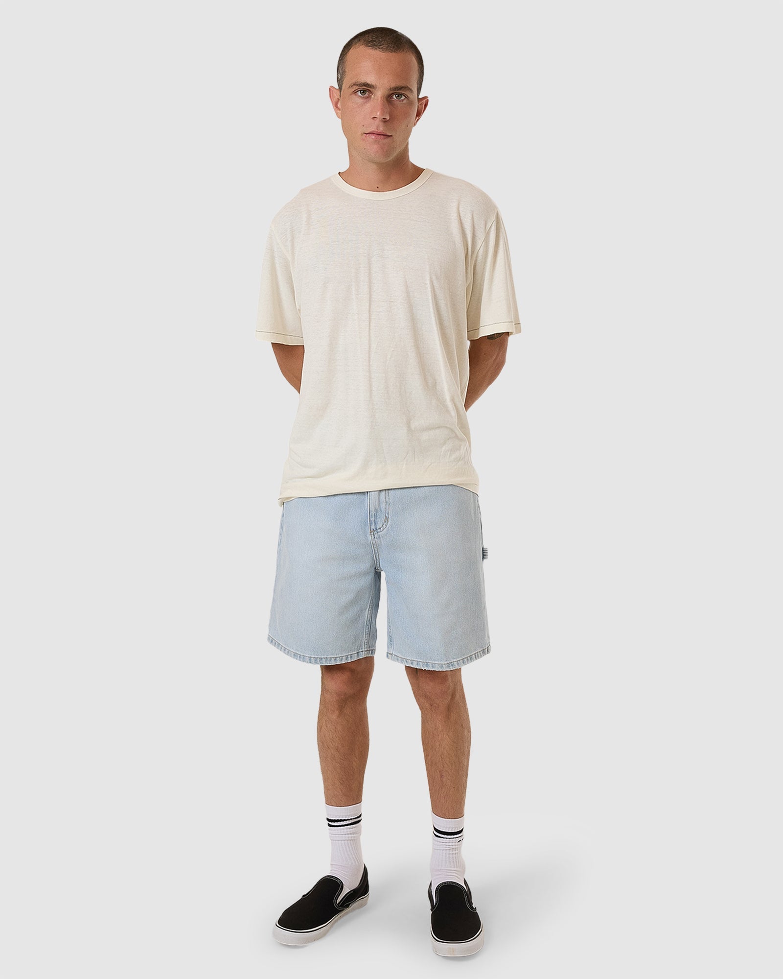 MENS SLACKER DENIM SHORTS