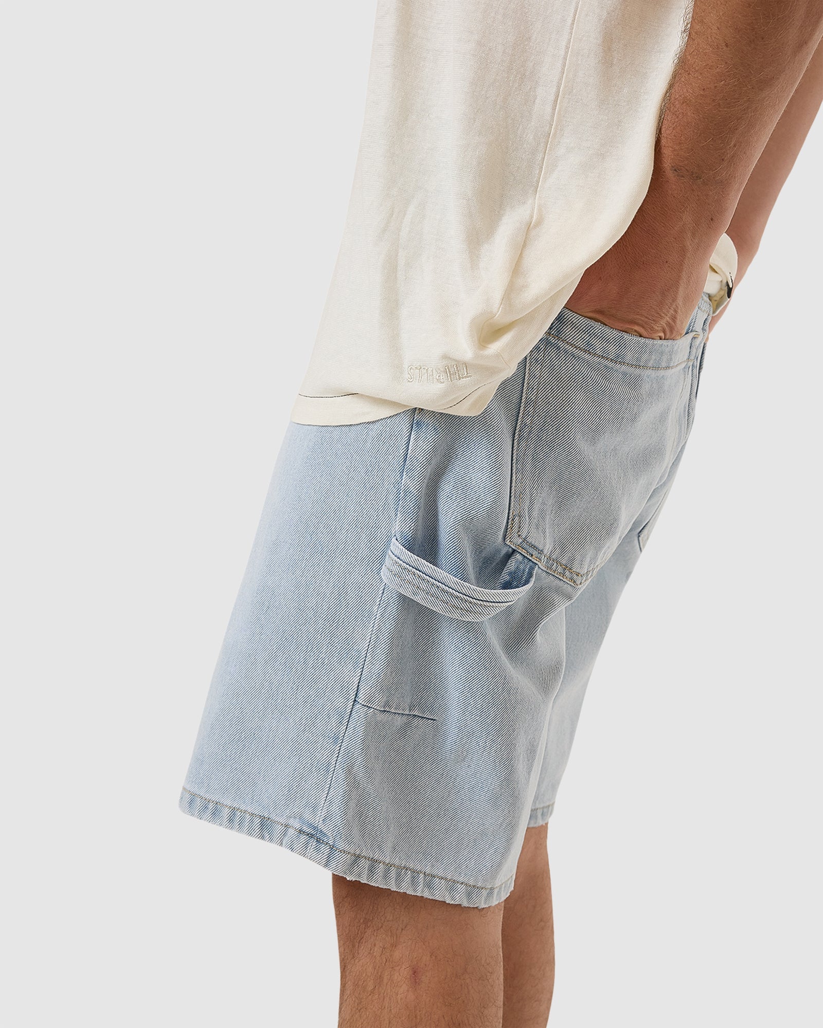 MENS SLACKER DENIM SHORTS