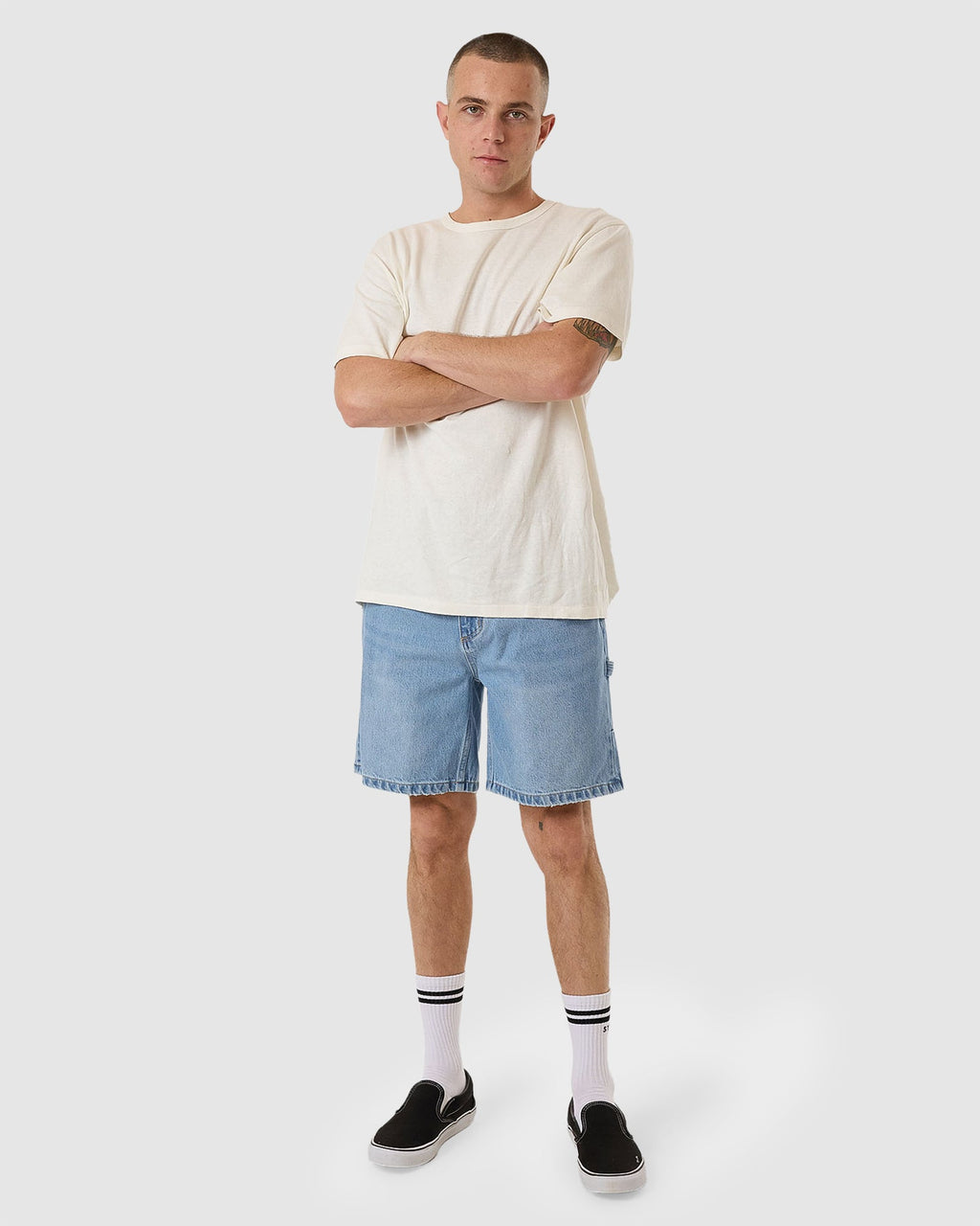 MENS SLACKER DENIM SHORTS