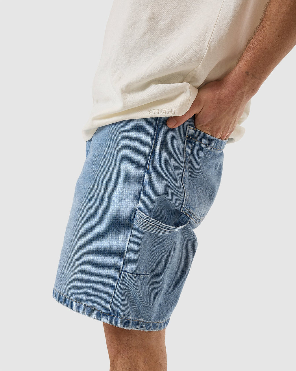 MENS SLACKER DENIM SHORTS