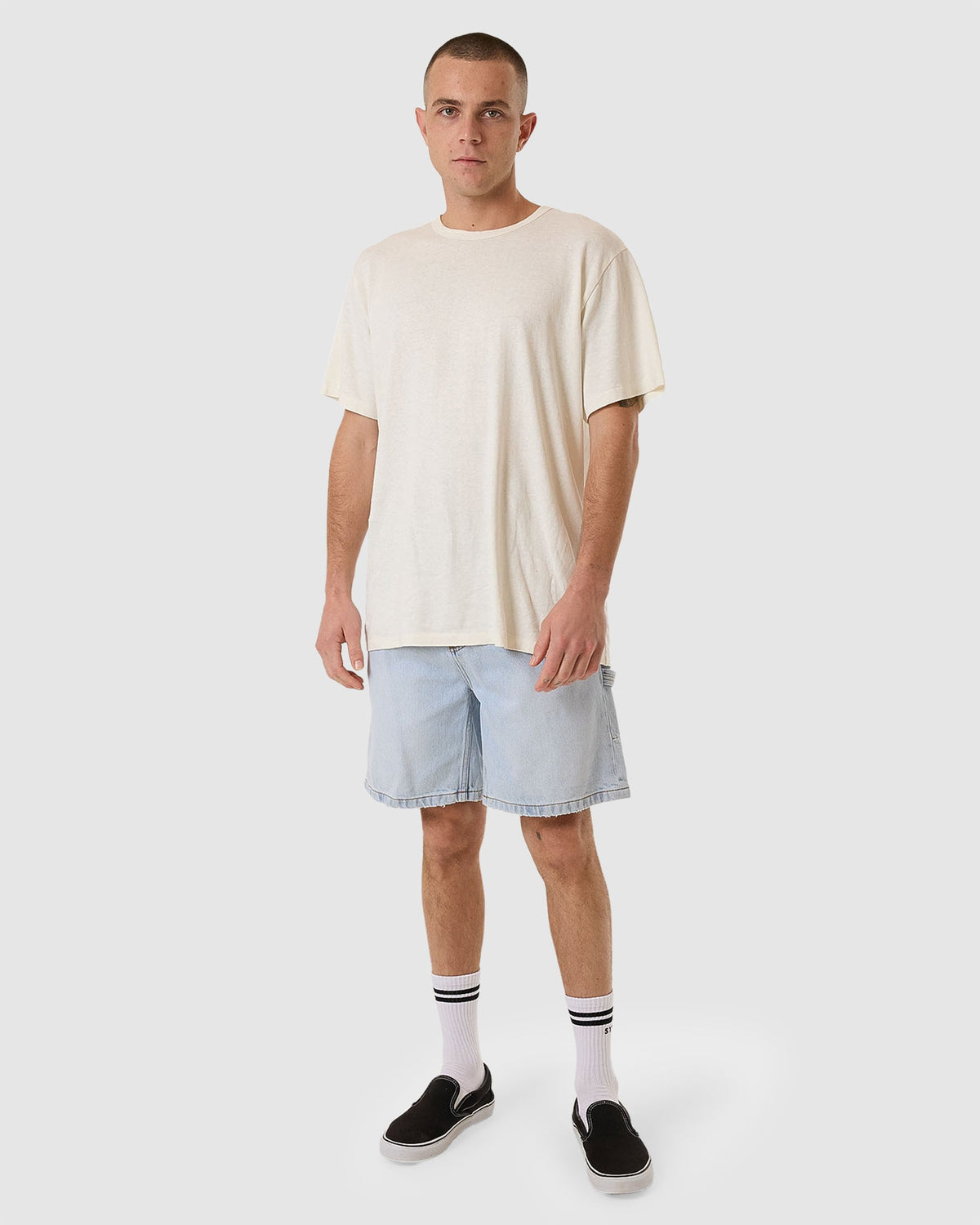 MENS SLACKER DENIM SHORTS