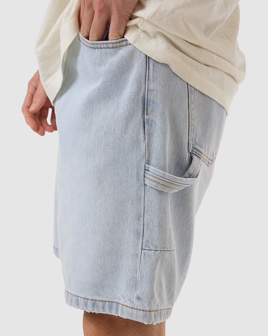 MENS SLACKER DENIM SHORTS