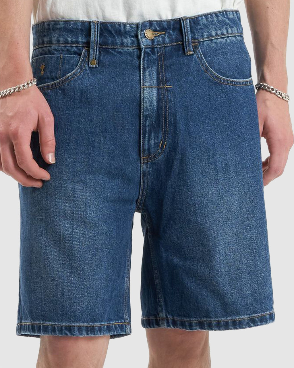 MENS SLACKER DENIM SHORTS