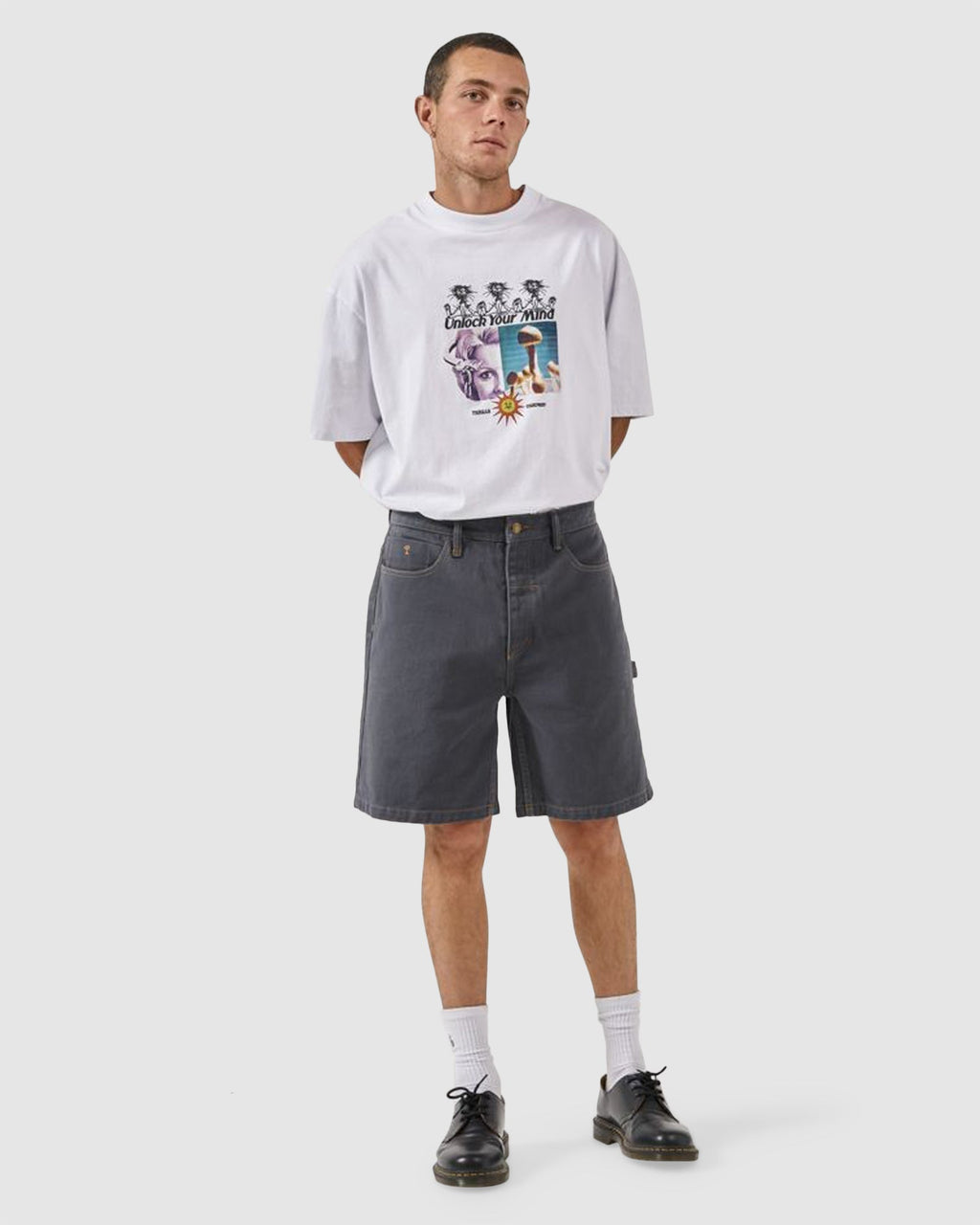 MENS SLACKER DENIM SHORTS