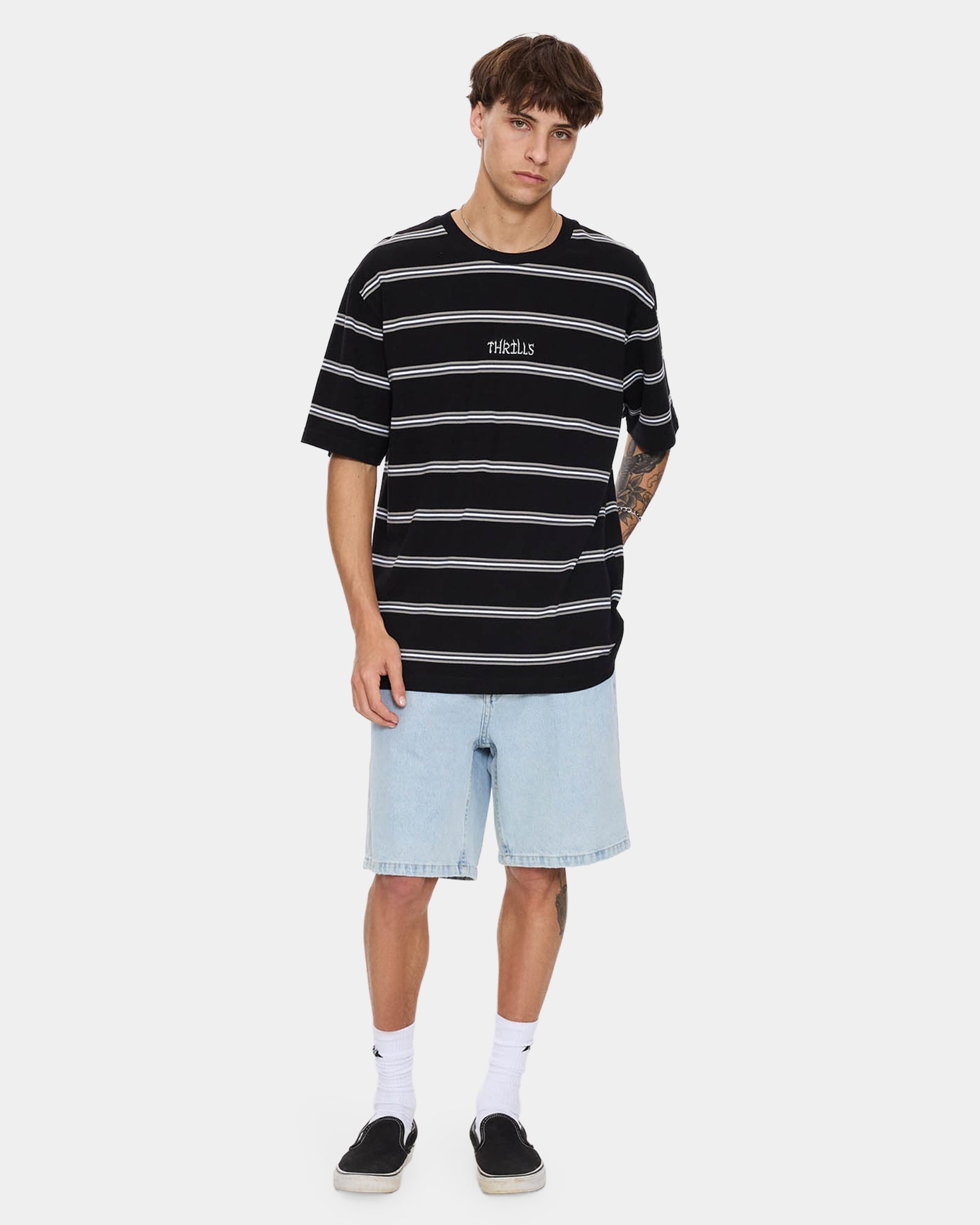 Mens Slacker Denim Shorts
