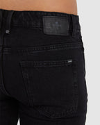 MENS CHOPPED HEM DENIM SHORTS