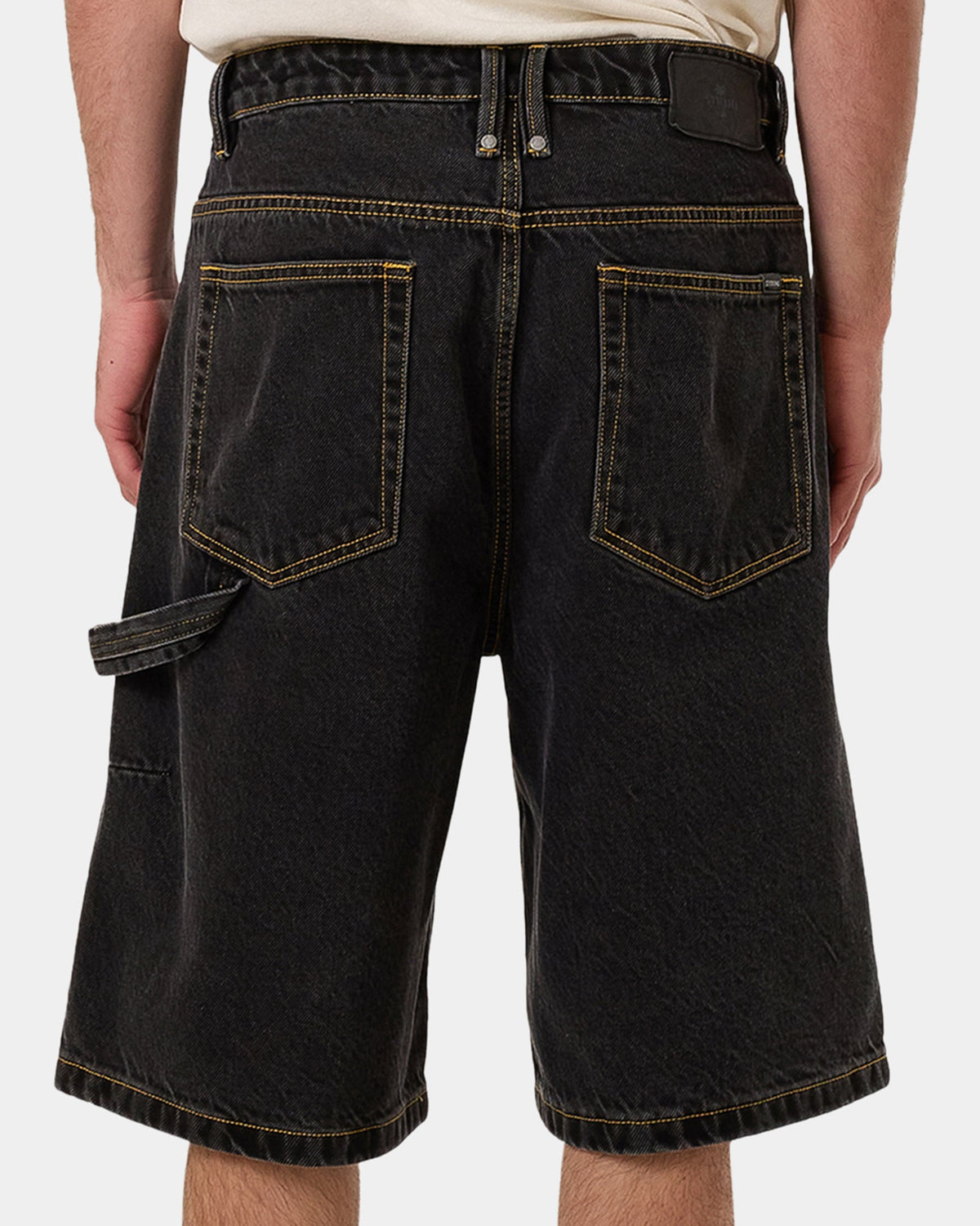Mens Big Slacker Denim Shorts