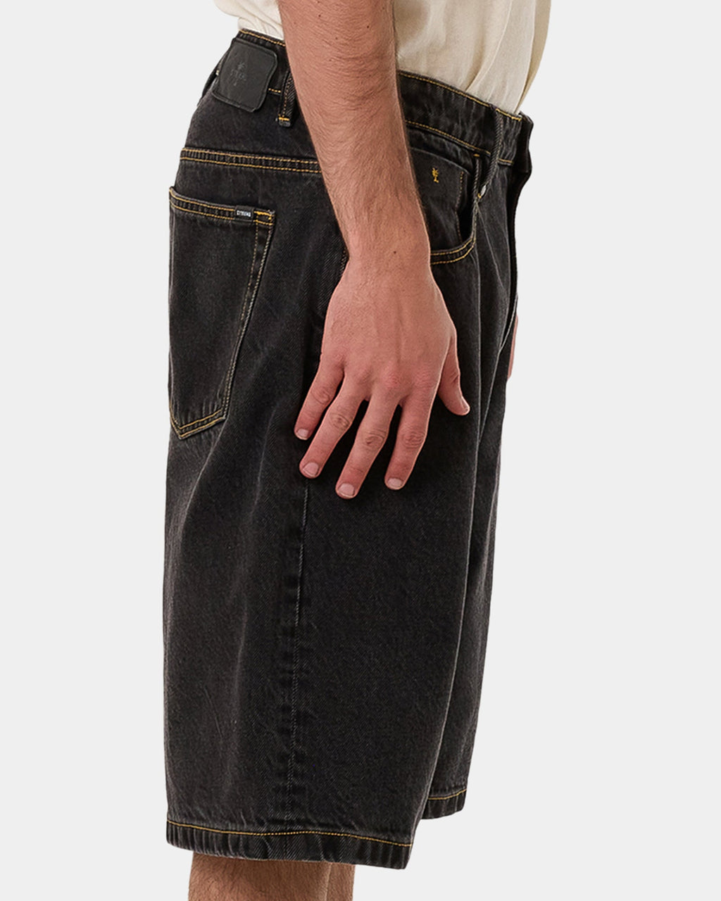 Mens Big Slacker Denim Shorts