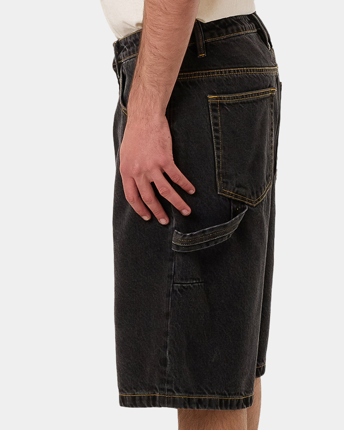 Mens Big Slacker Denim Shorts
