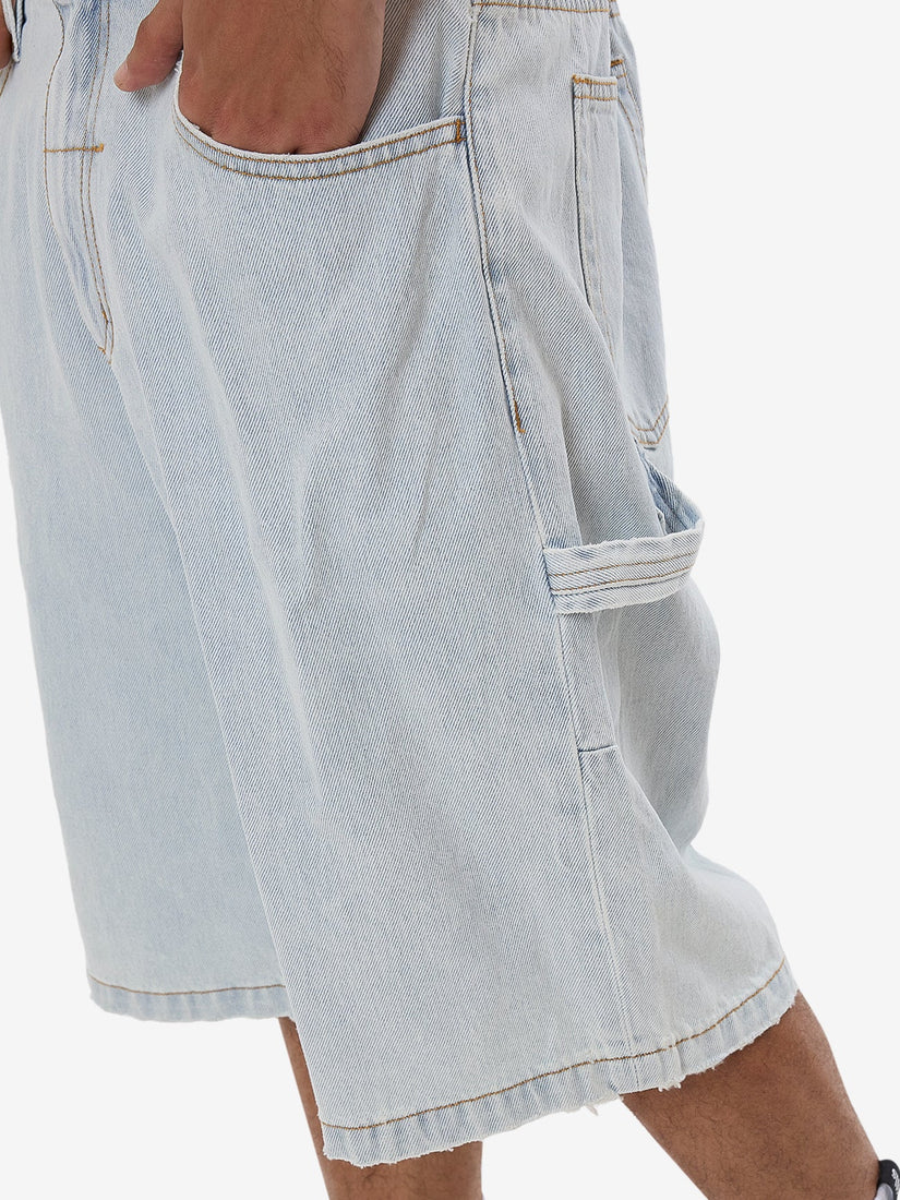 MENS BIG SLACKER DENIM SHORTS