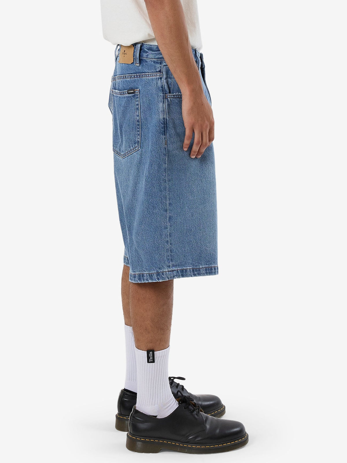 MENS BIG SLACKER DENIM SHORTS