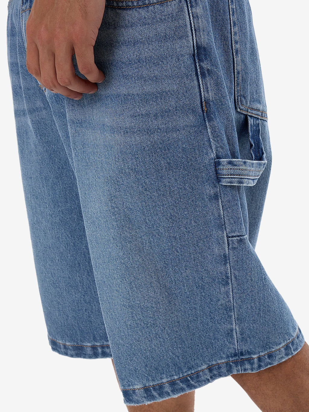MENS BIG SLACKER DENIM SHORTS