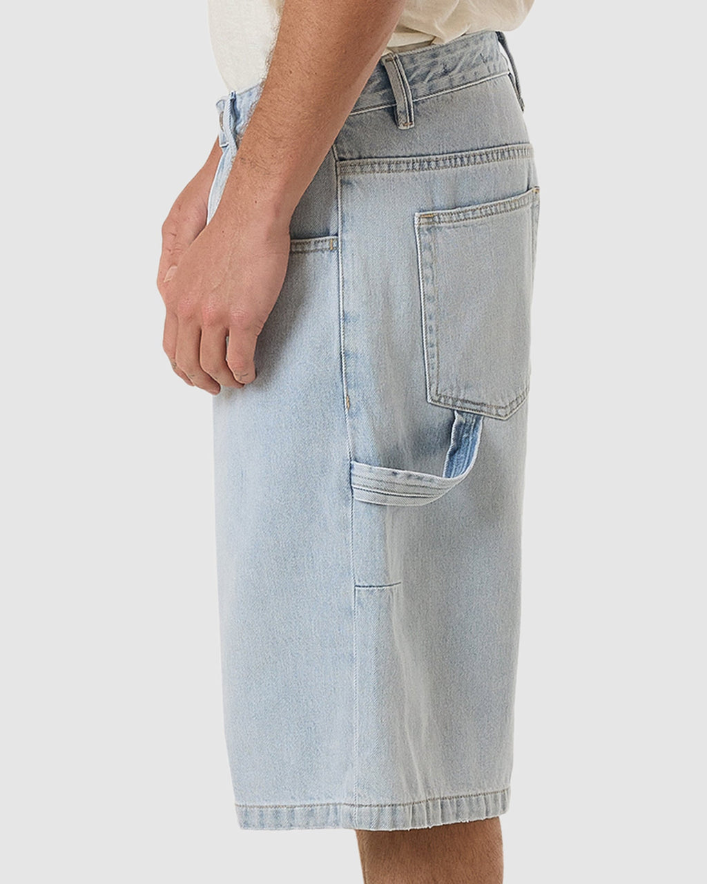 MENS BIG SLACKER DENIM SHORTS