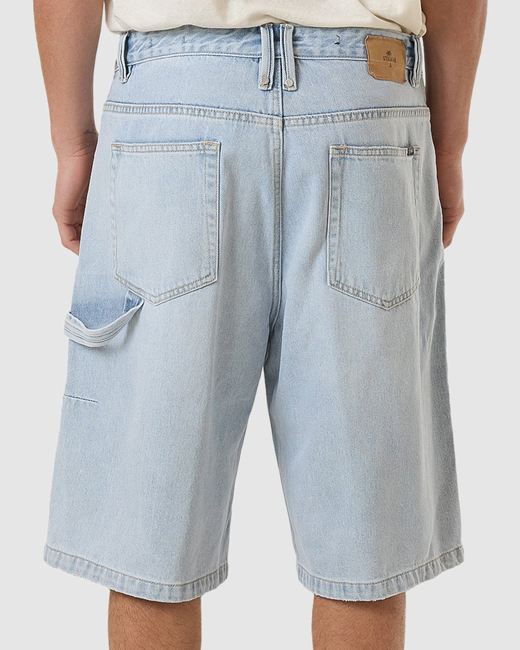 MENS BIG SLACKER DENIM SHORTS