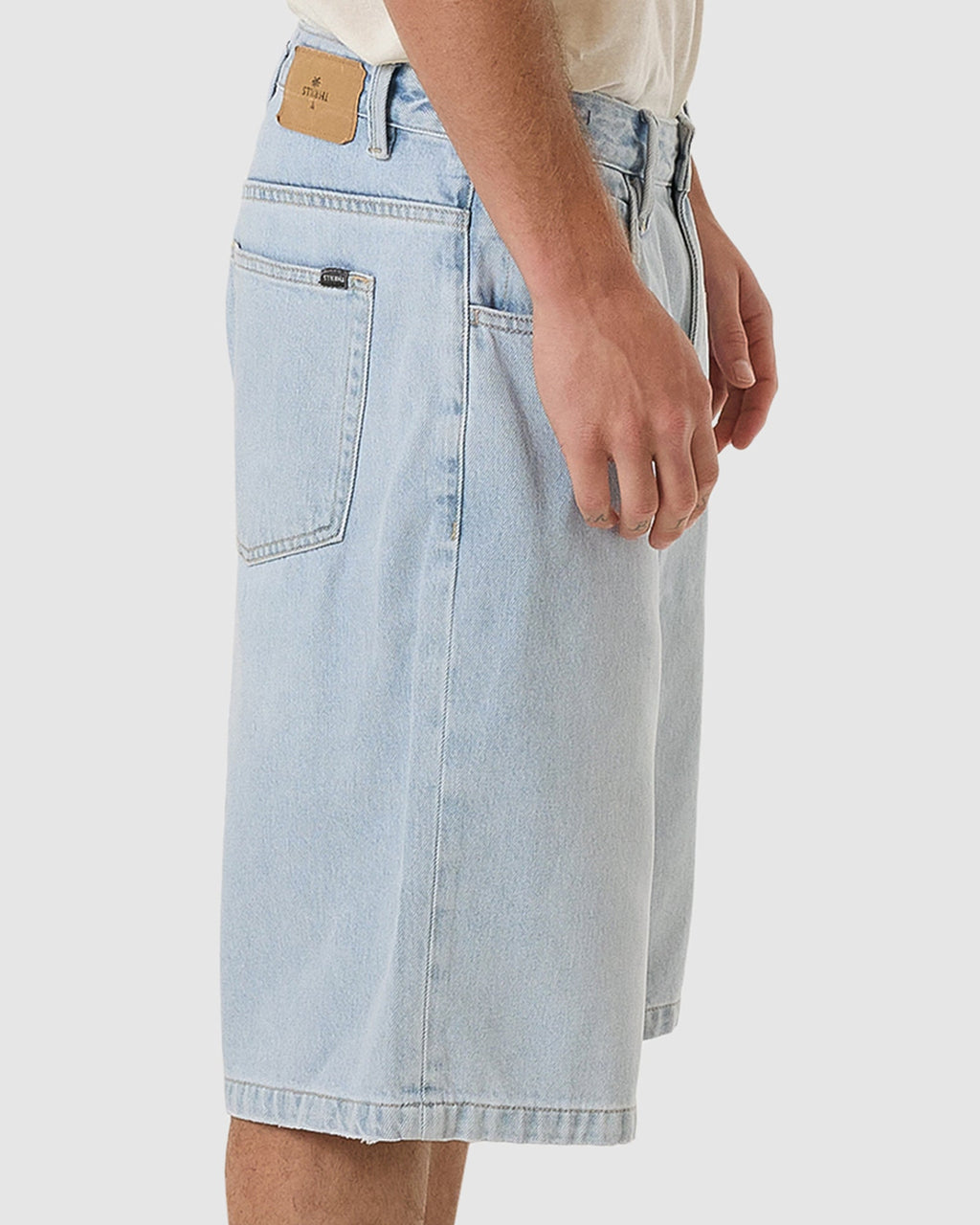 MENS BIG SLACKER DENIM SHORTS
