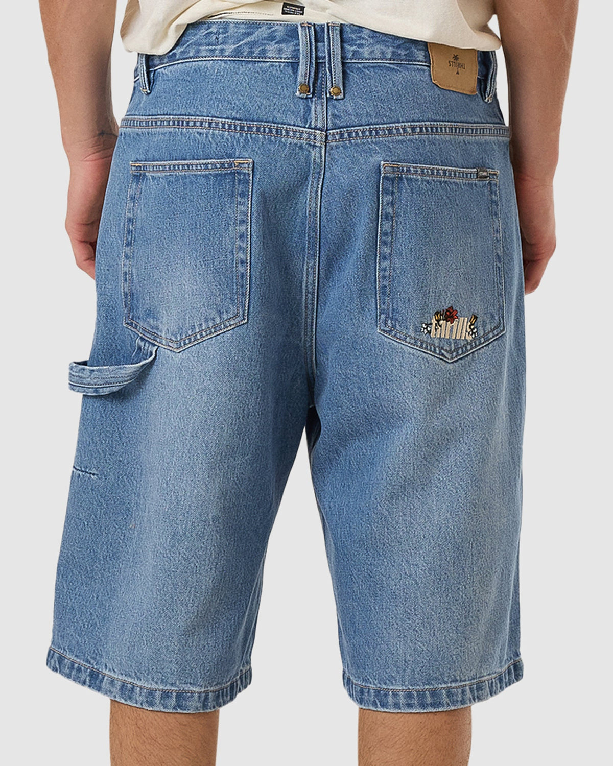 MENS BIG SLACKER DENIM SHORTS