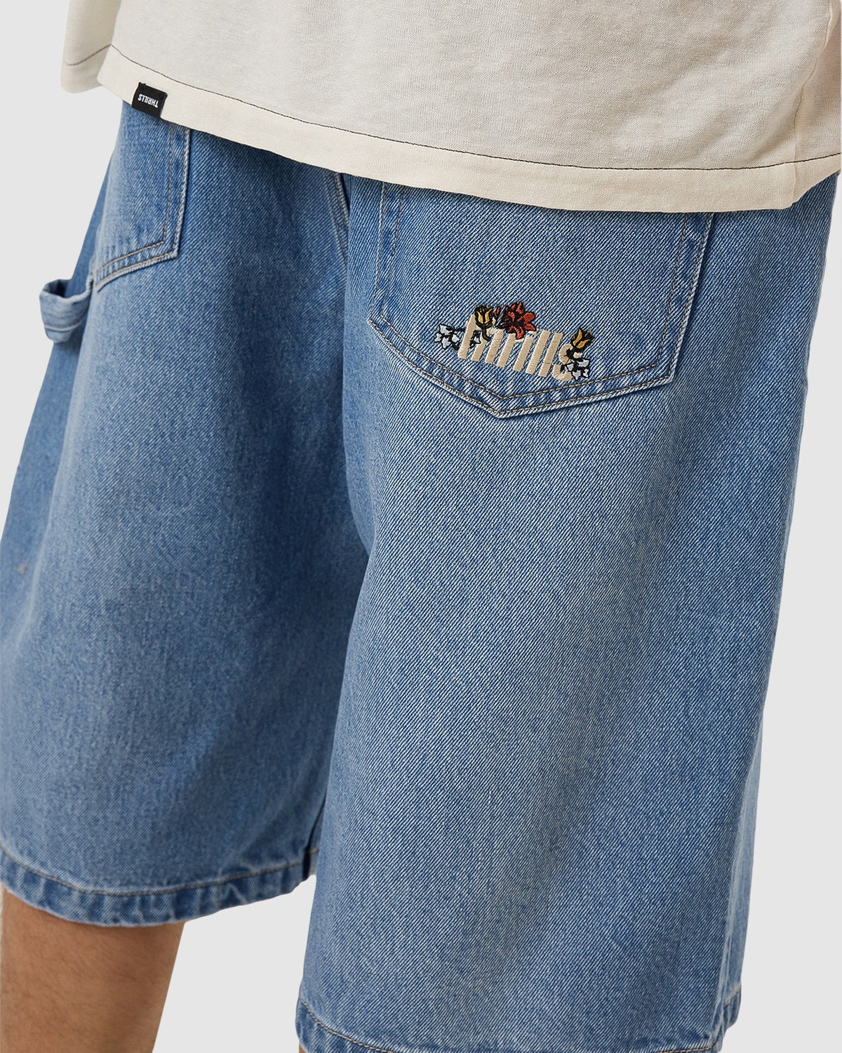 MENS BIG SLACKER DENIM SHORTS