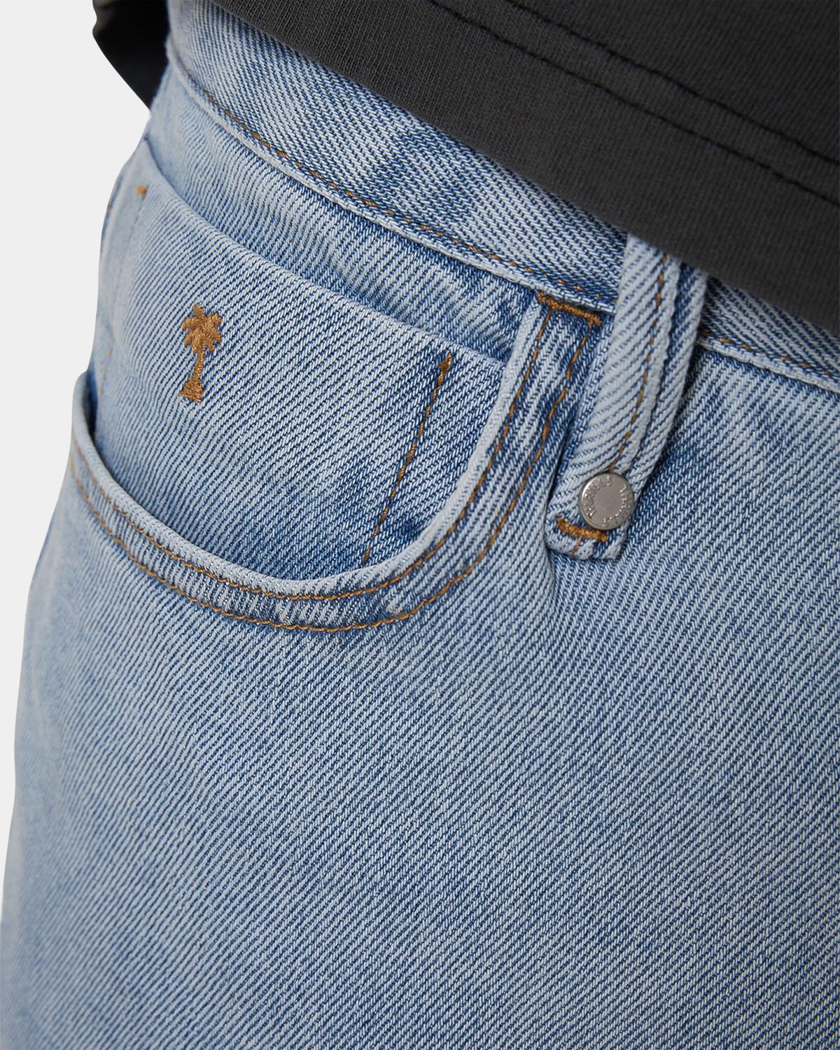Mens Bones Denim Shorts