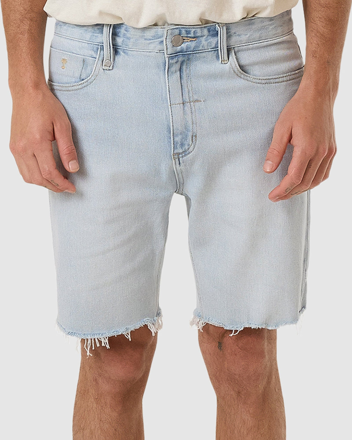 MENS BONES DENIM SHORTS