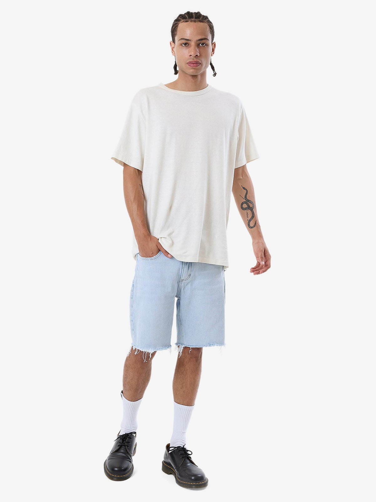 MENS BONES DENIM SHORTS