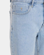 Mens Bones Raw Slim Denim Shorts