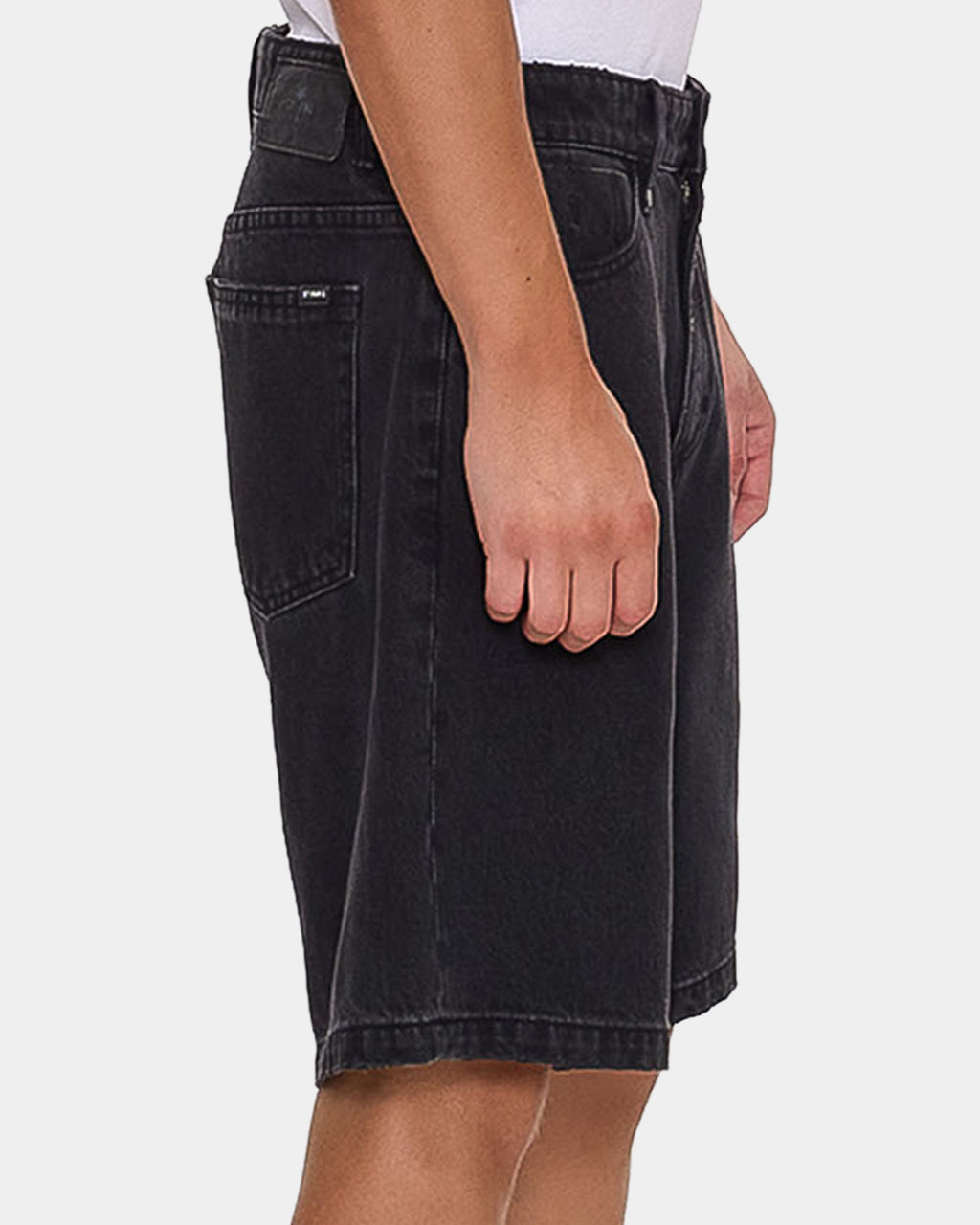 Mens Slacker Mid Denim Shorts