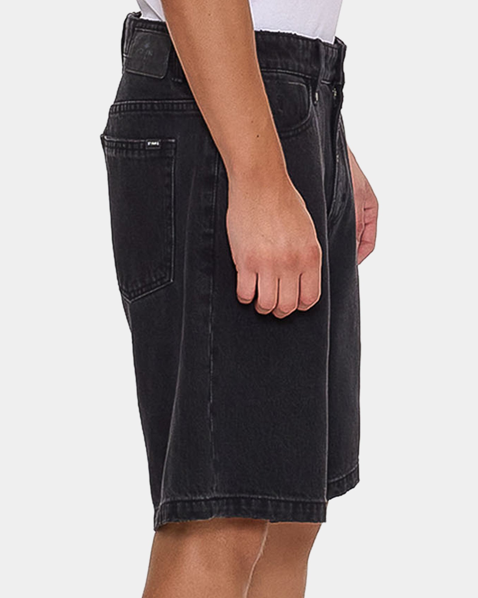 Mens Slacker Mid Denim Shorts