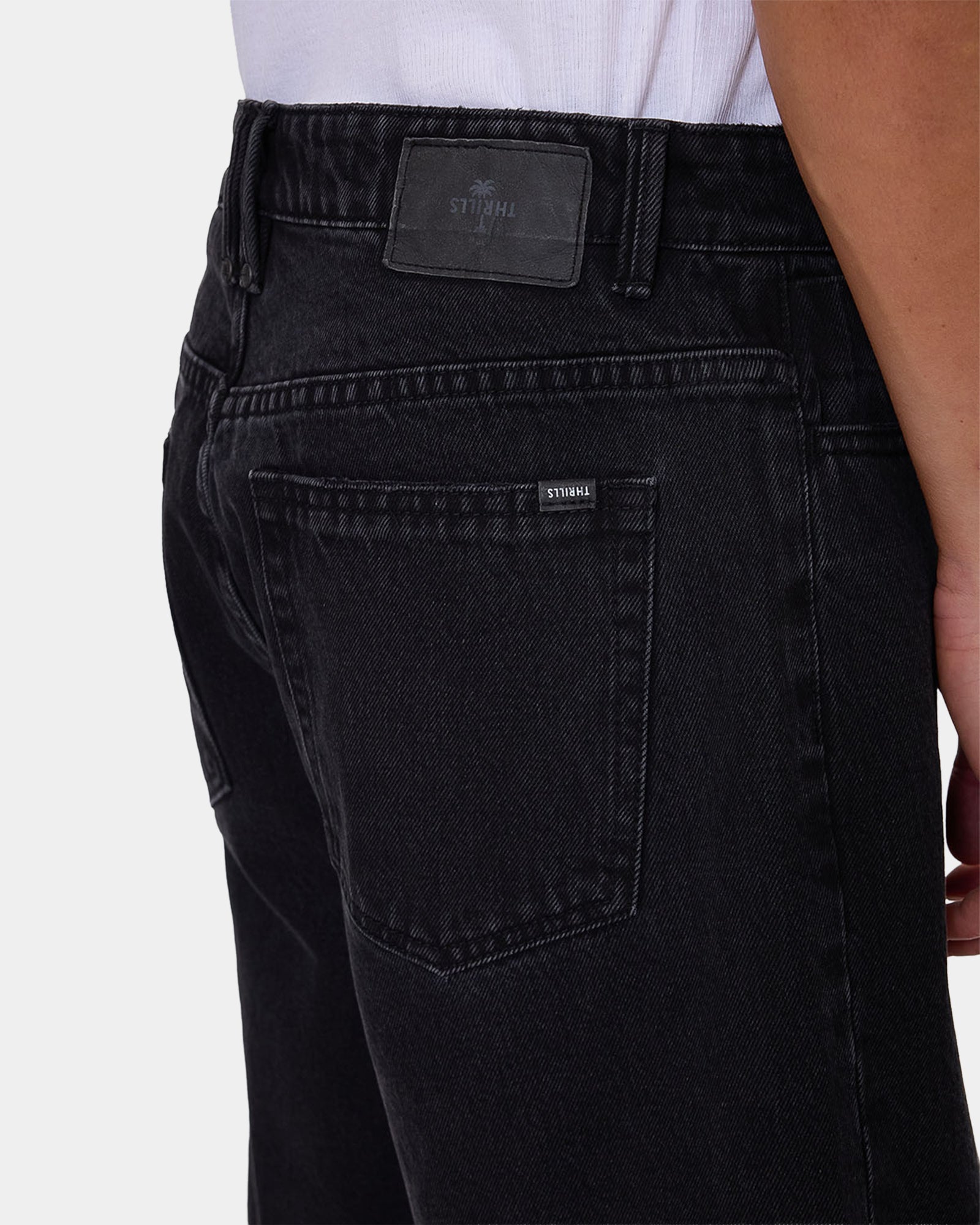 Mens Slacker Mid Denim Shorts