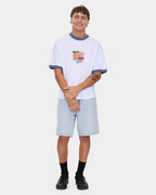 Mens Slacker Mid Denim Shorts