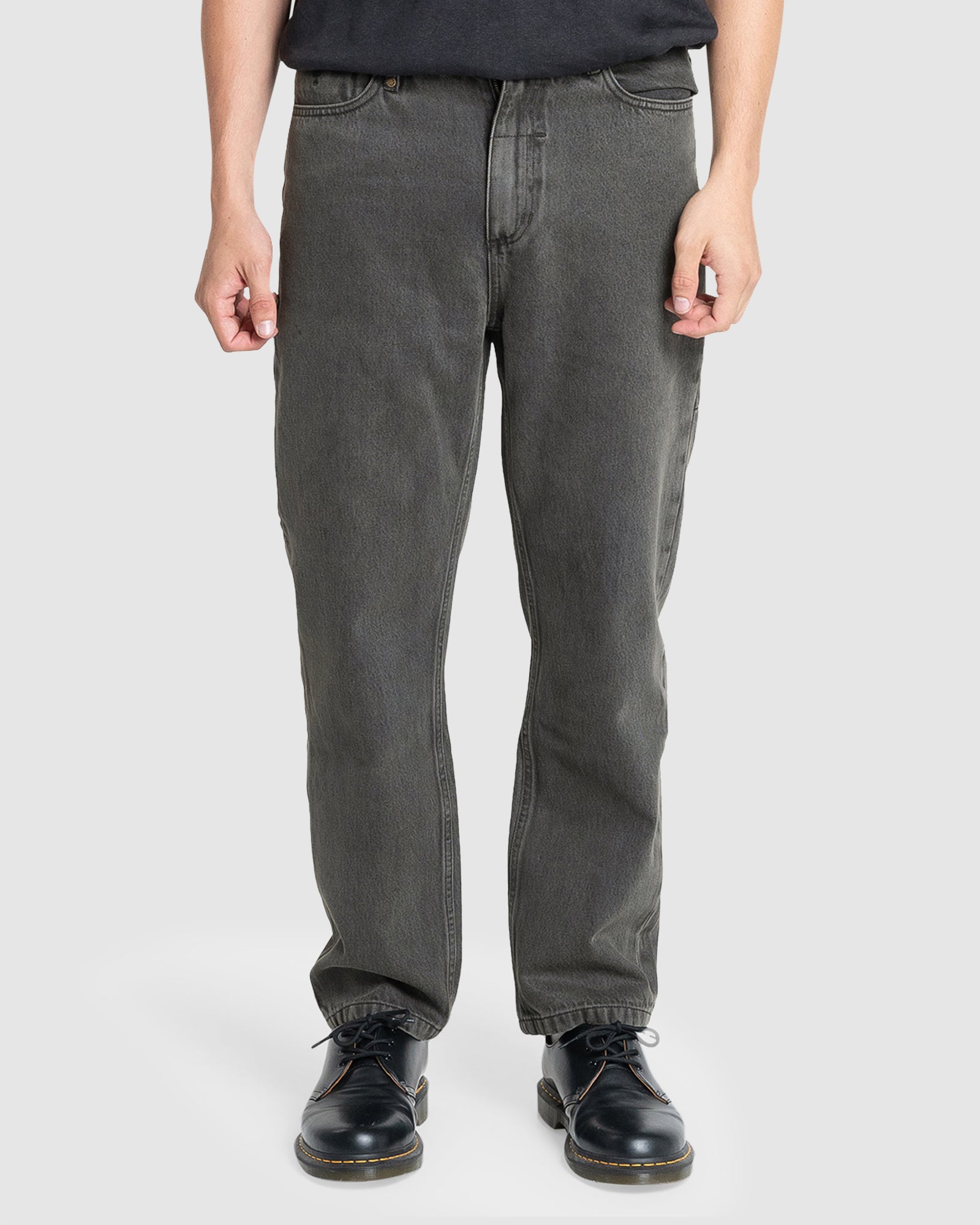 Thrills Mens Slacker Denim Jeans - LIGHT CANTEEN - Amazon Surf NZ