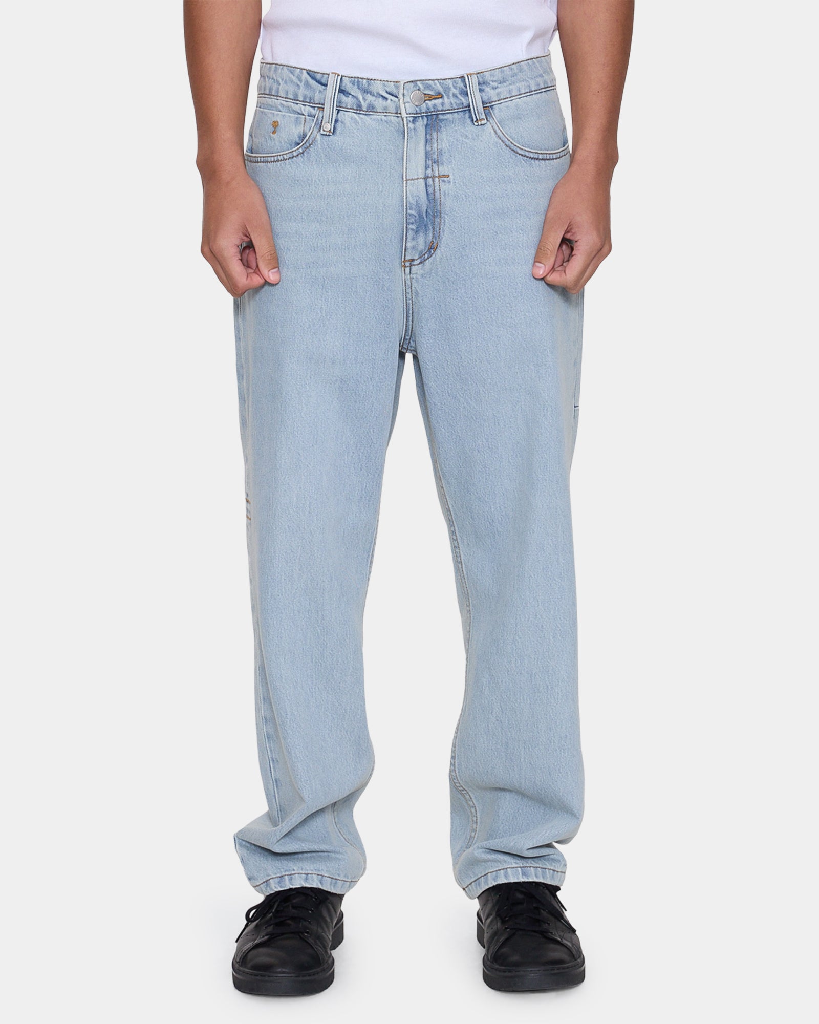 Mens Slacker Relaxed Denim Jeans