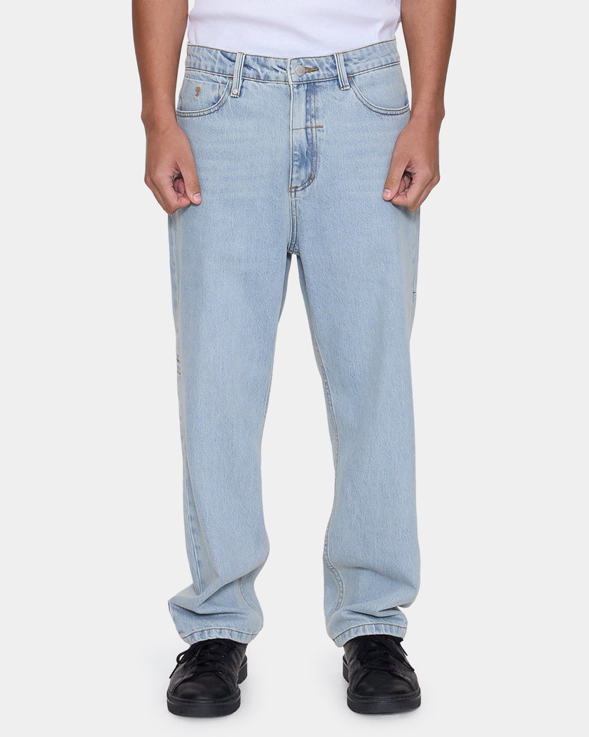 Mens Slacker Relaxed Denim Jeans