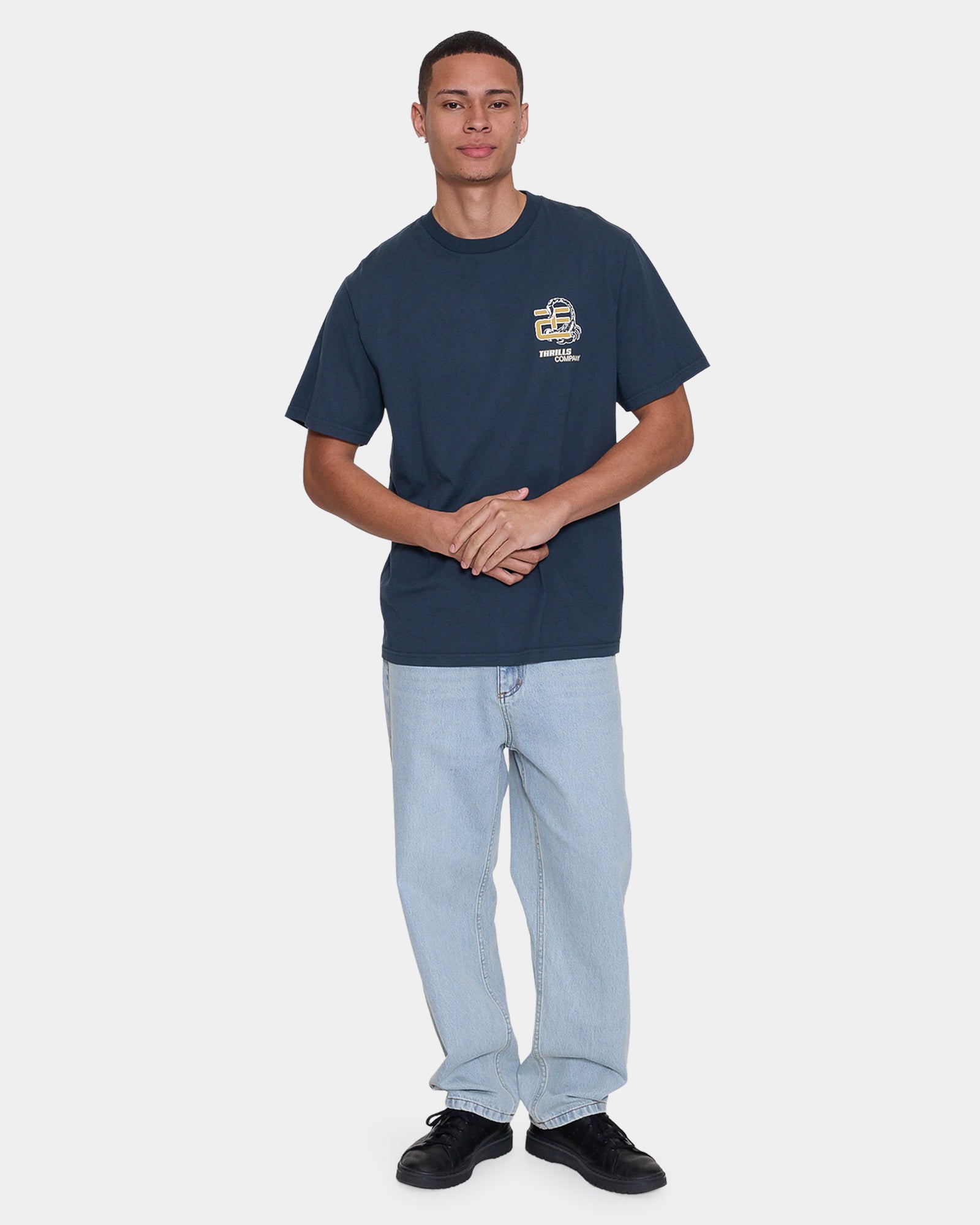 Mens Slacker Relaxed Denim Jeans