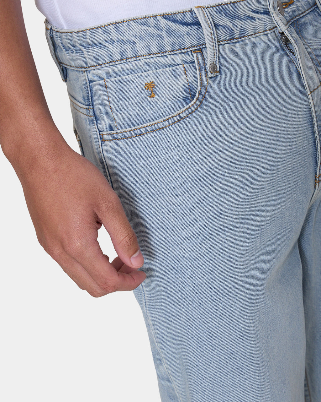 Mens Slacker Relaxed Denim Jeans