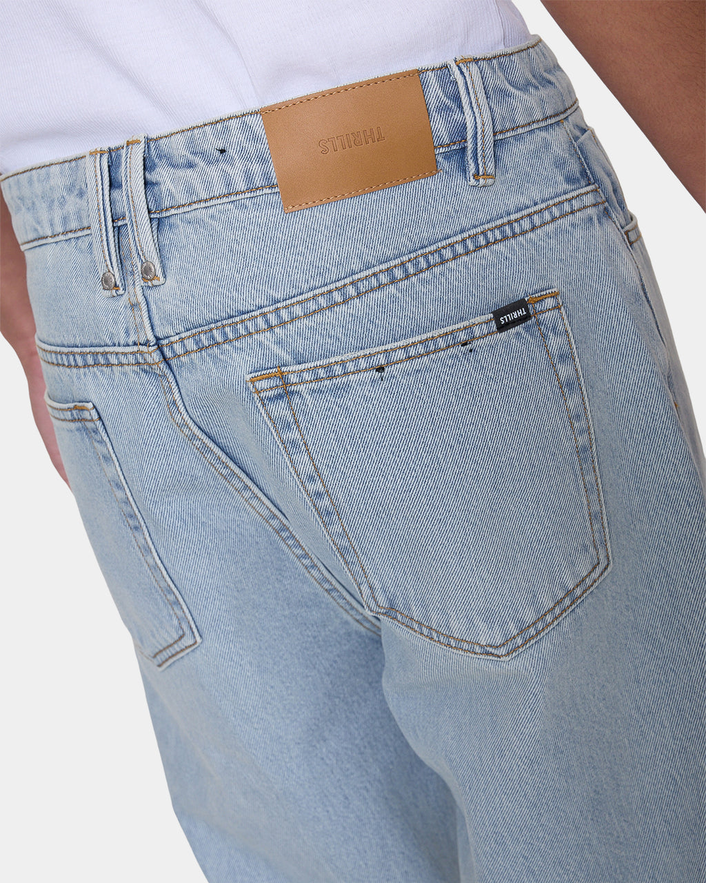 Mens Slacker Relaxed Denim Jeans