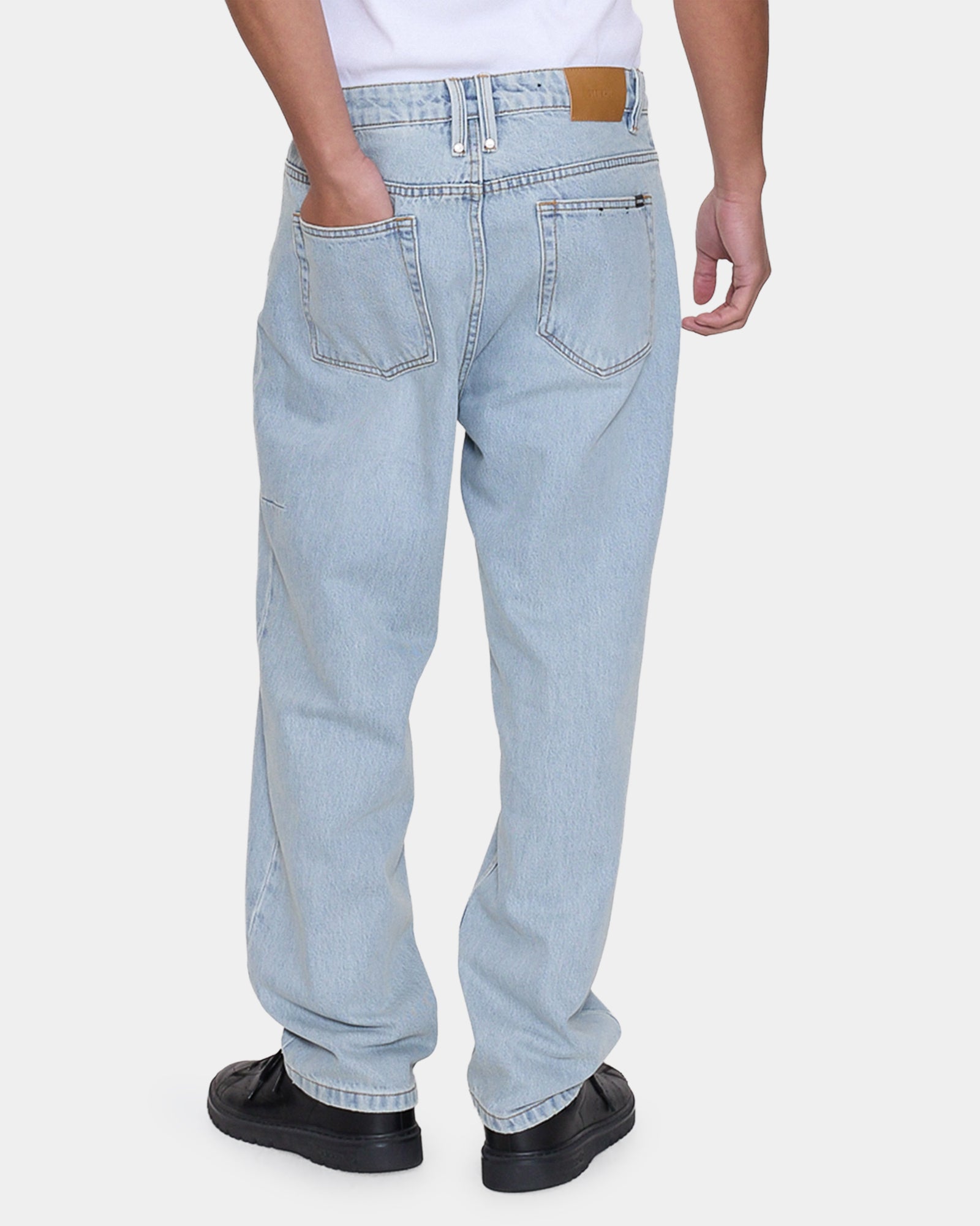 Mens Slacker Relaxed Denim Jeans